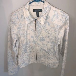 Ralph Lauren Jean Jacket w/ floral pattern Medium